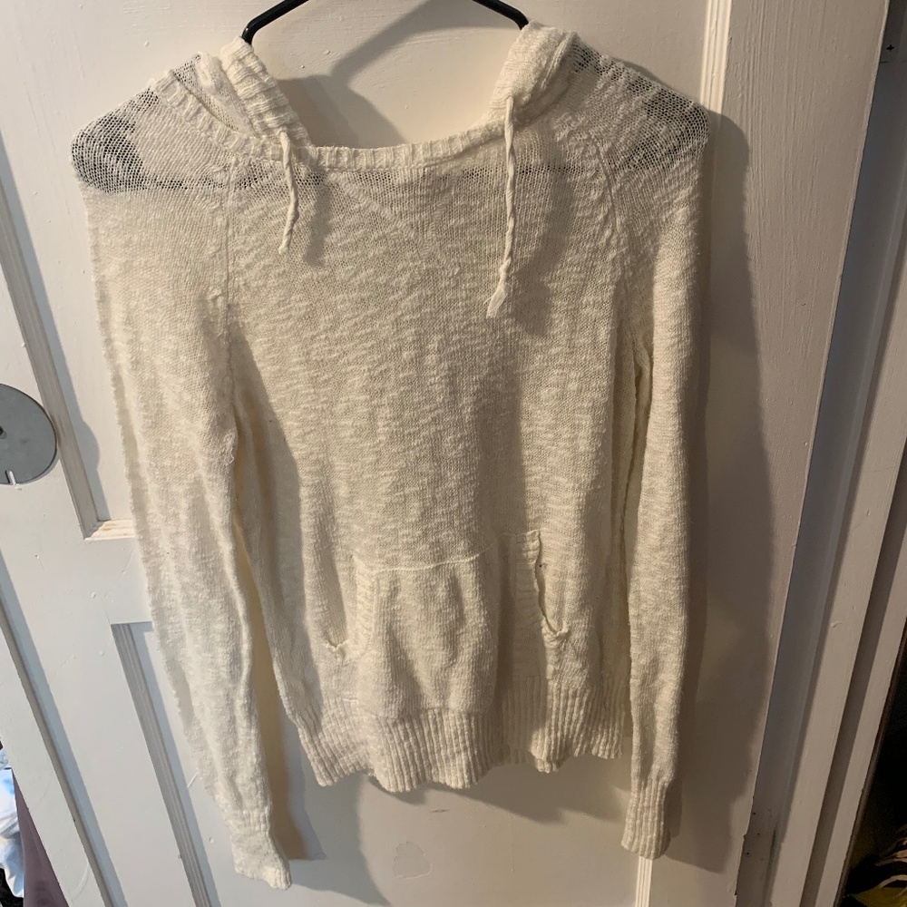 Soft Sweater With Hood